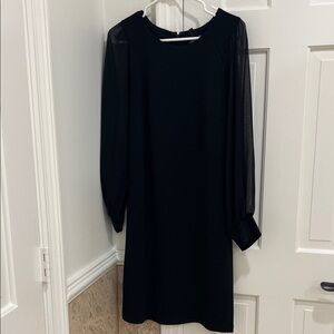 NWOT Maggy London Black Long Sleeve Dress